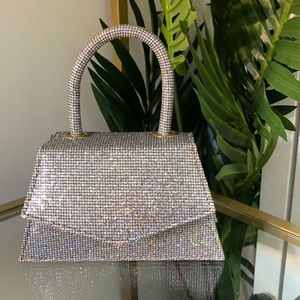 Glitter small hand bag